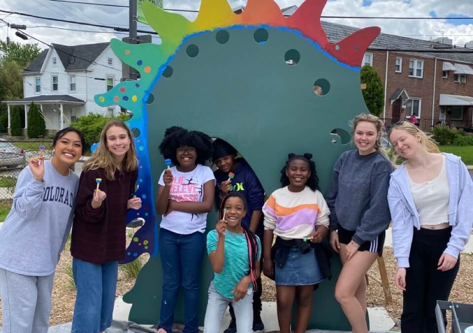 Govans Elementary And Loyola University Collaborates To Paint Iconic Horse Sculpture